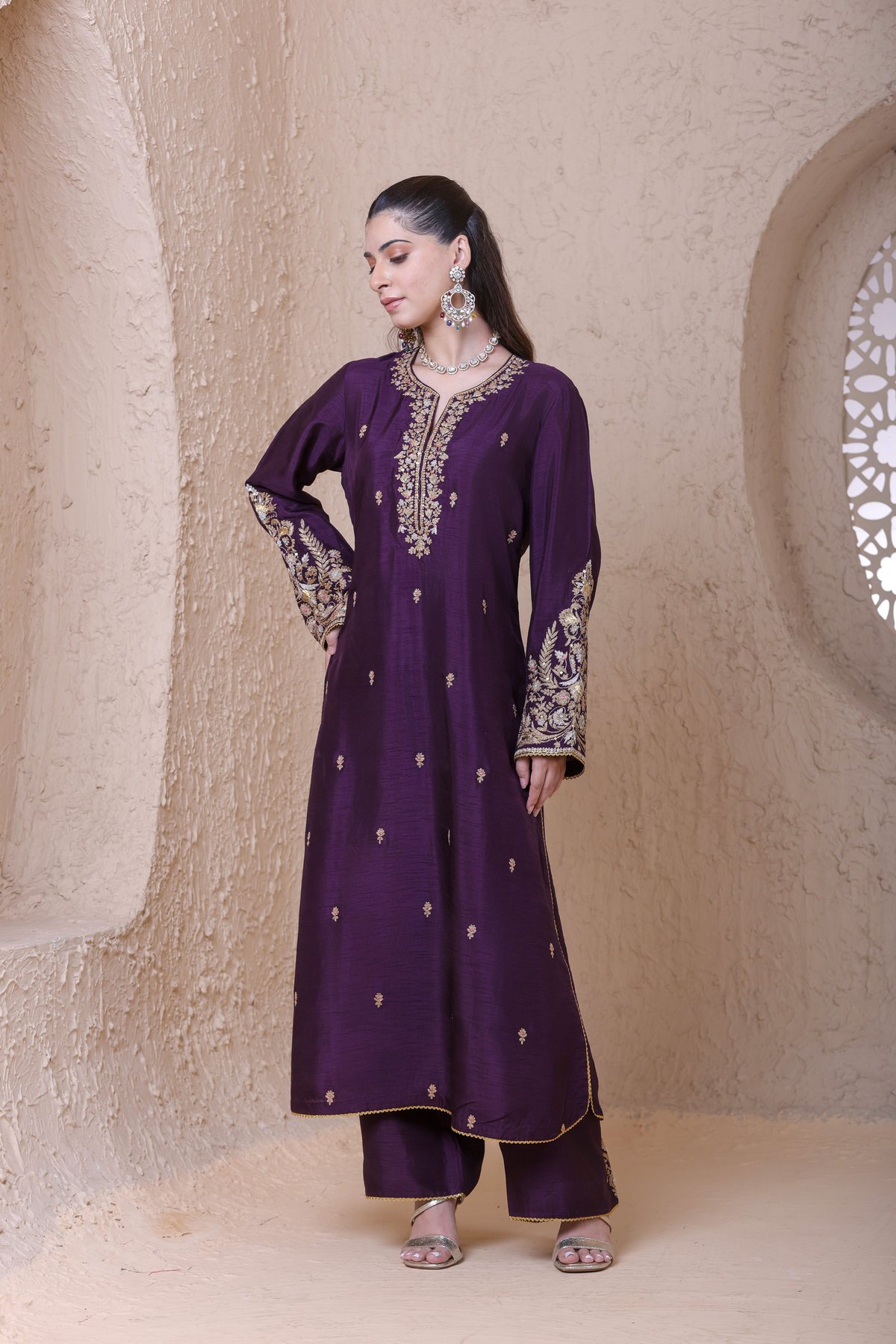 Rangrez Heavy Sleeves Kurta Set