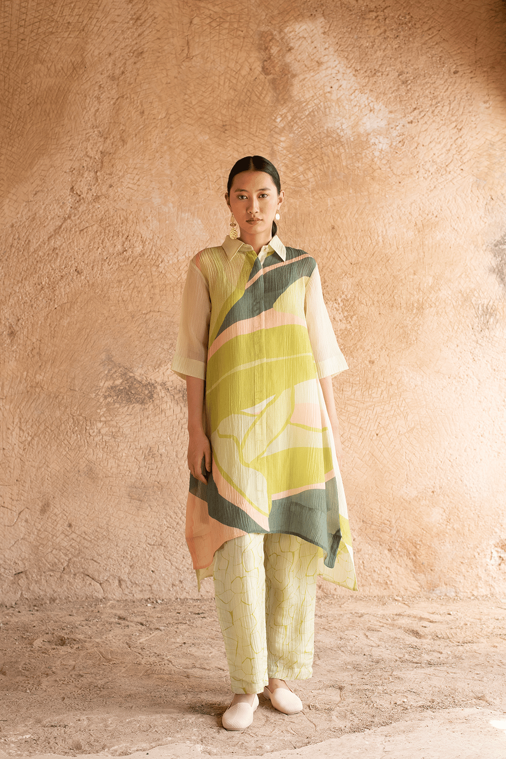 Prism Tropical Forest Kurta Set