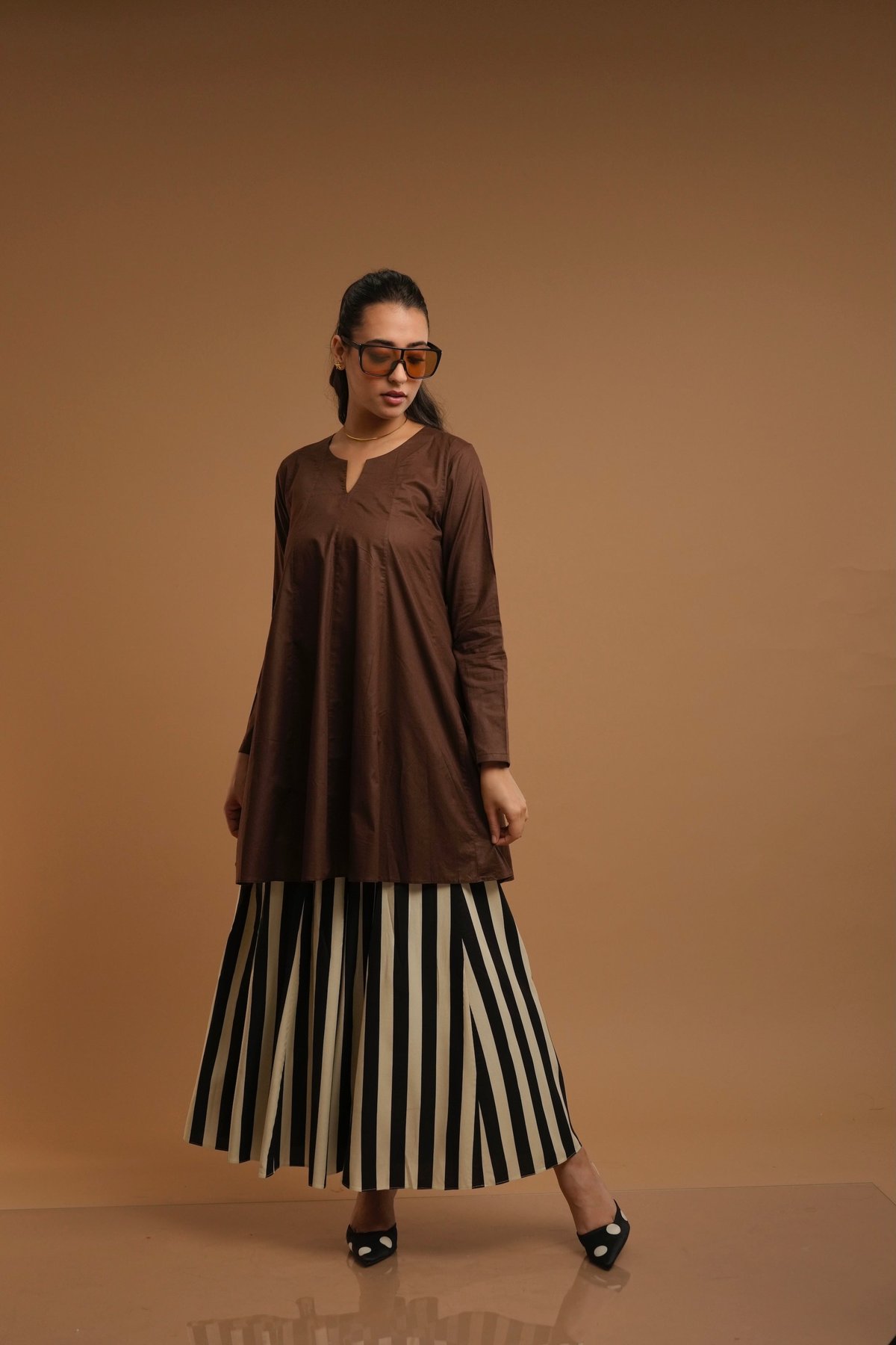 Choco Kali Kurta/Skirt