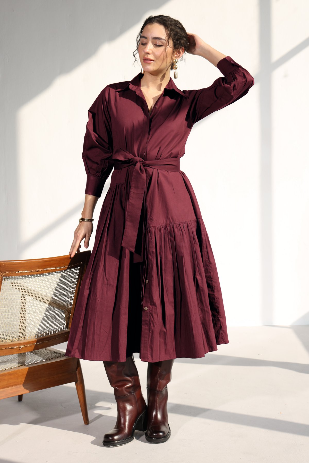 Poshmark Pleated Dress