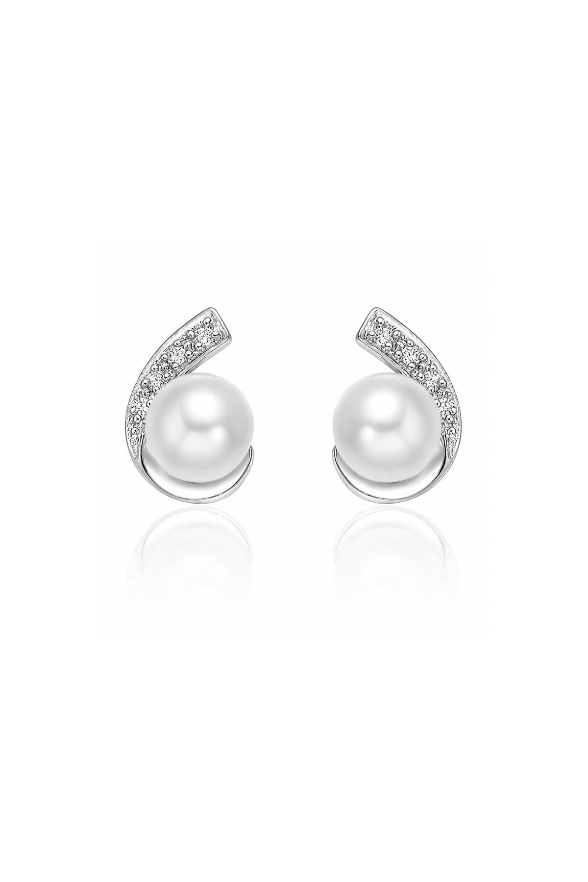Starlight Freshwater Pearl Stud Earrings
