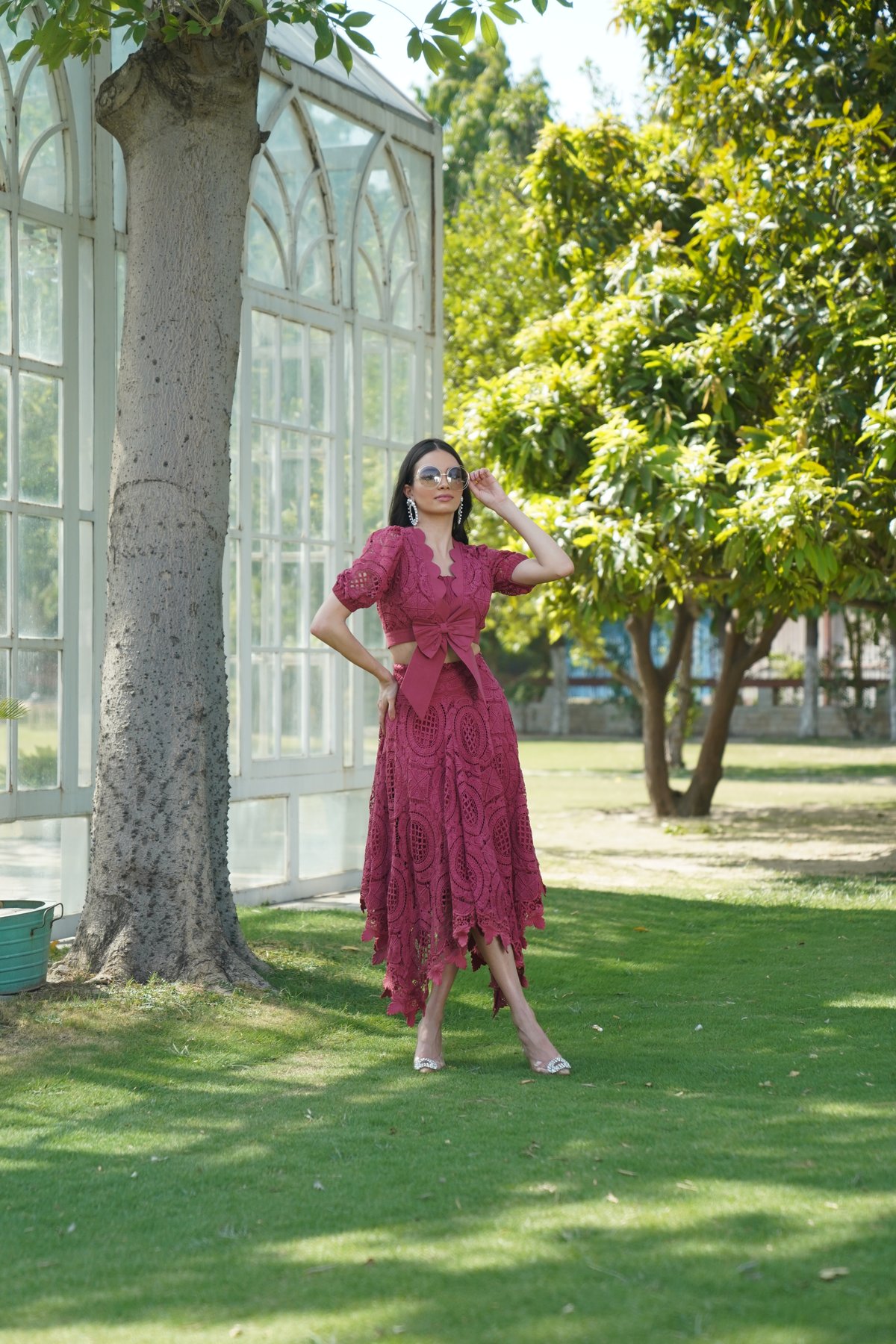 Call Me Babe Skirt - Flirty Rose