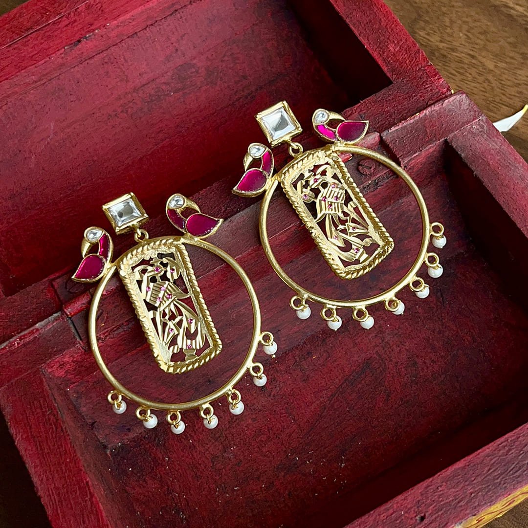 Akasha Statement Dangler Earrings