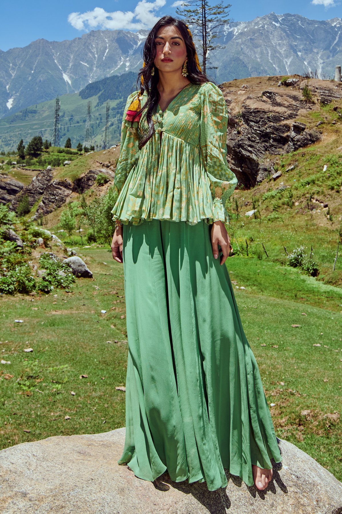 Charis Peplum Set