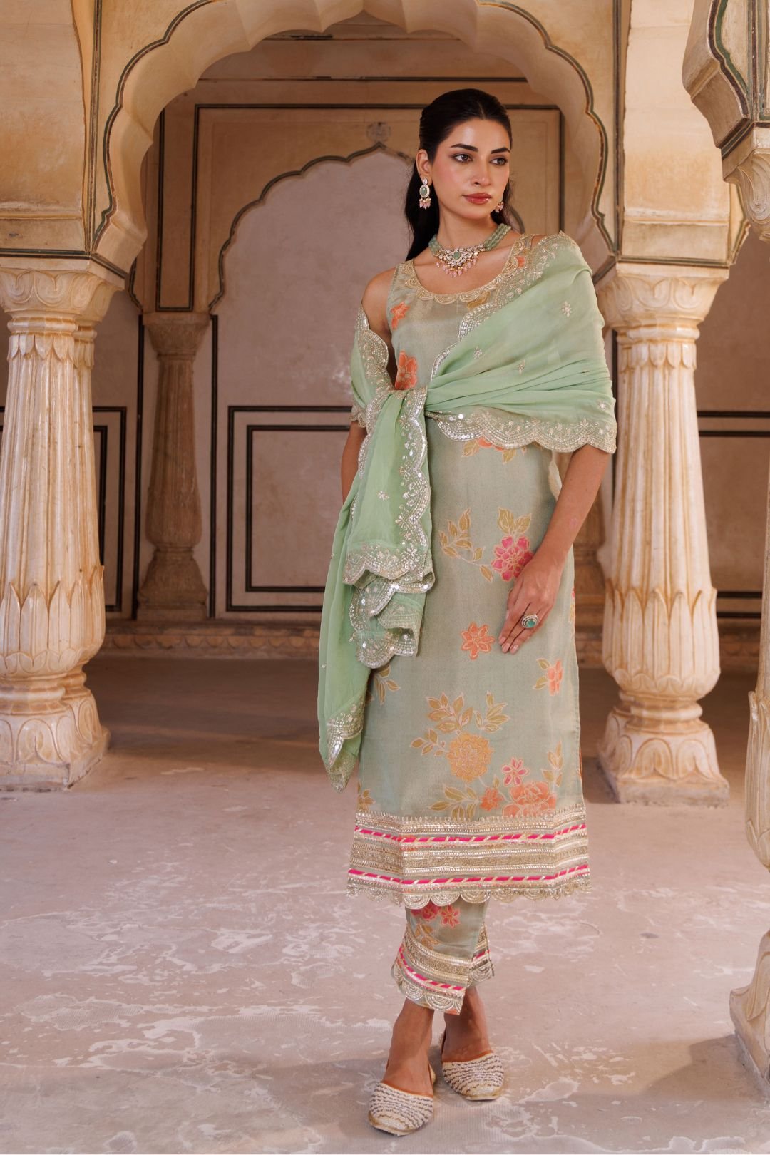Tissue Kurta Set