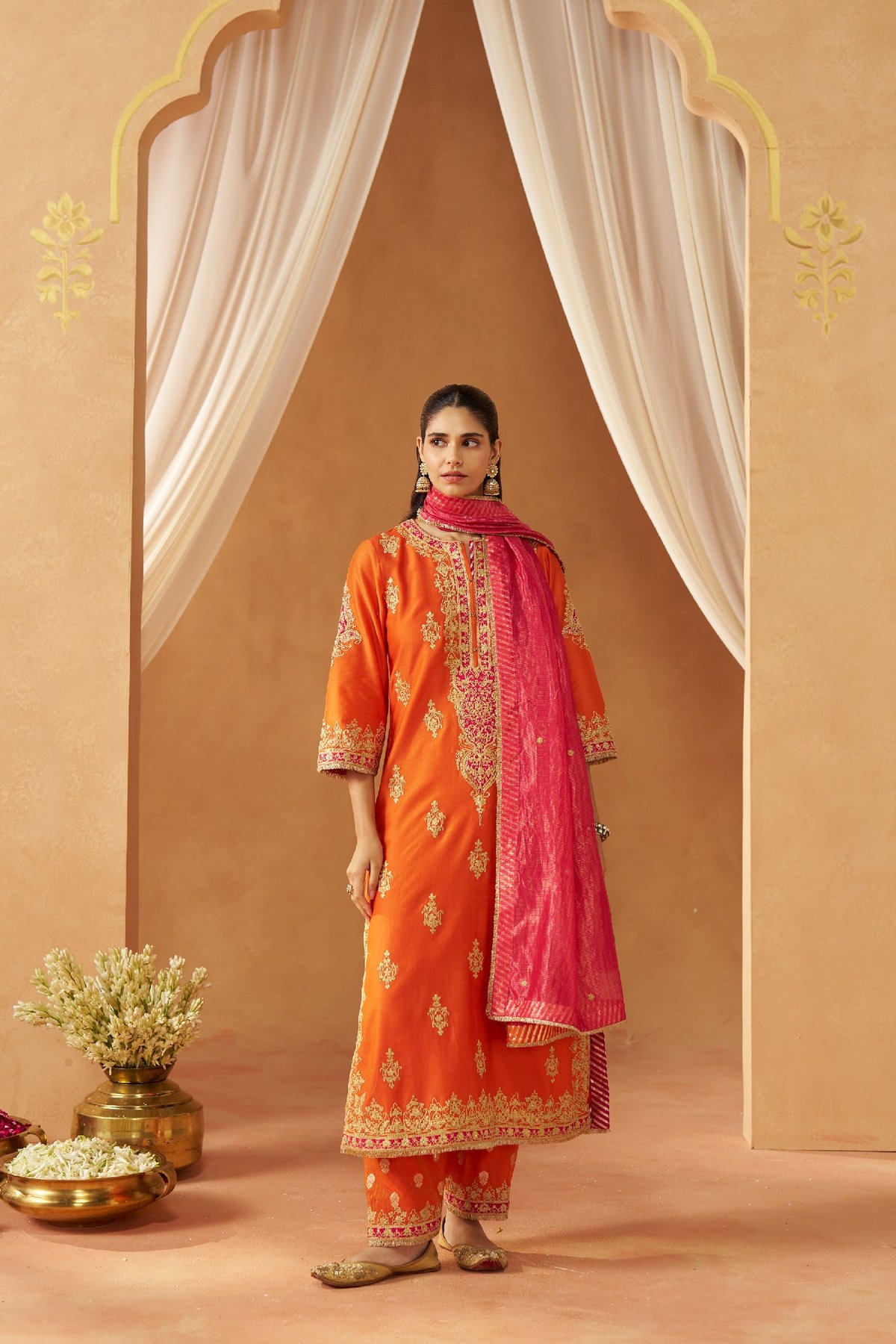 Mubina Kurta with Salwar and Dupatta