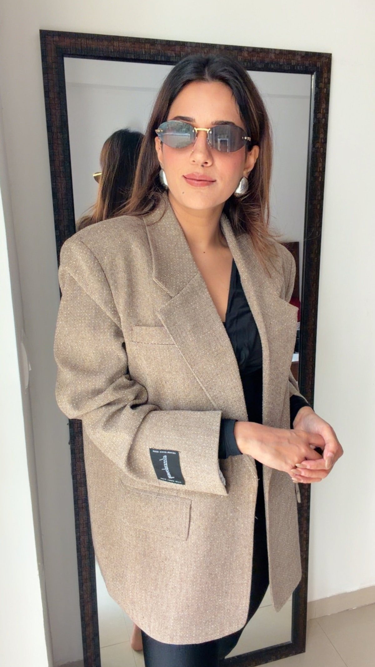 Swarovski Studded Fall Blazer