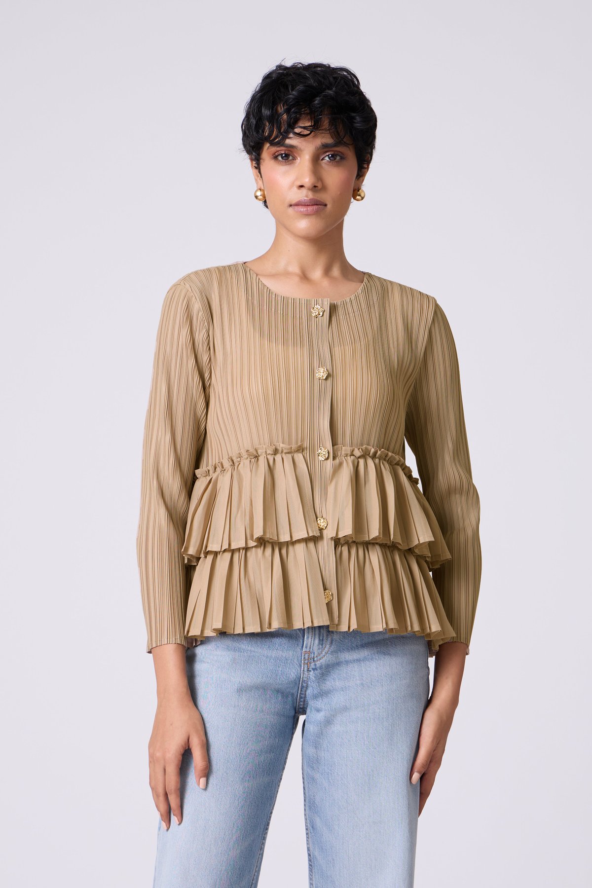 Tia Ruffle Top