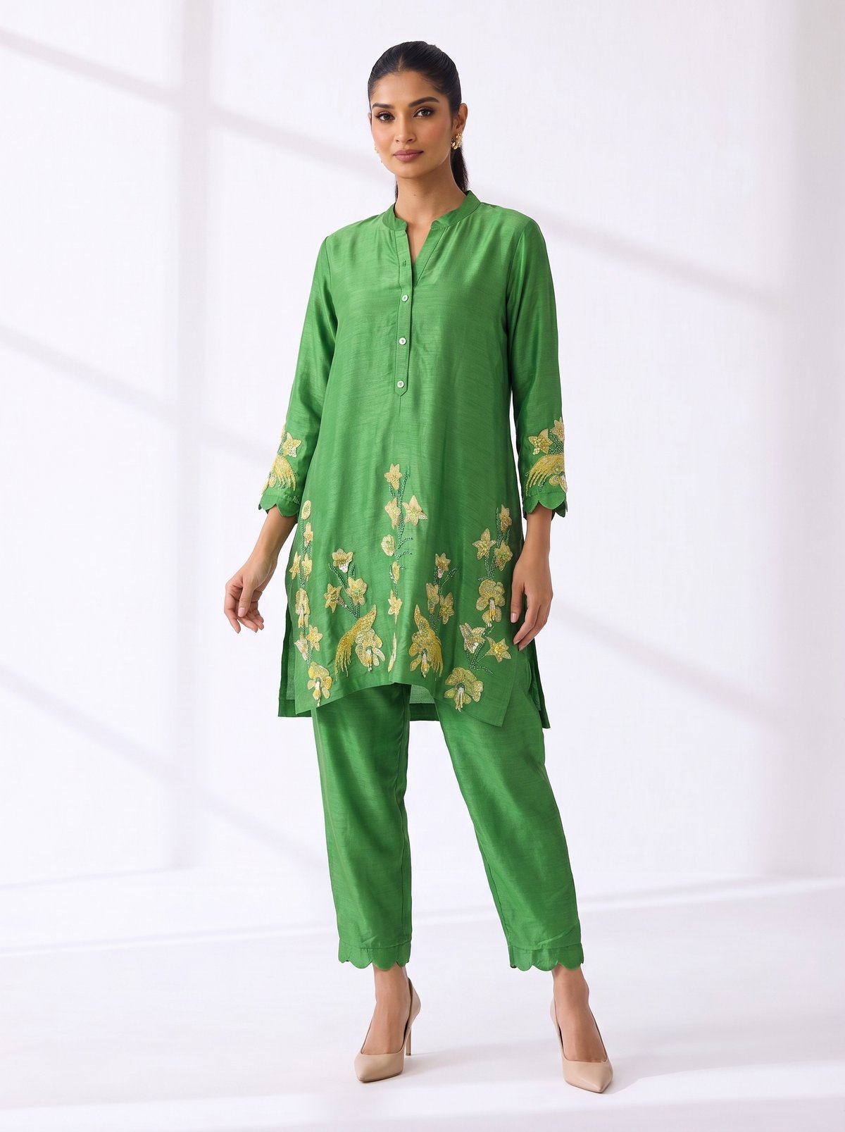 Green Meadow Applique Co-Ord Set