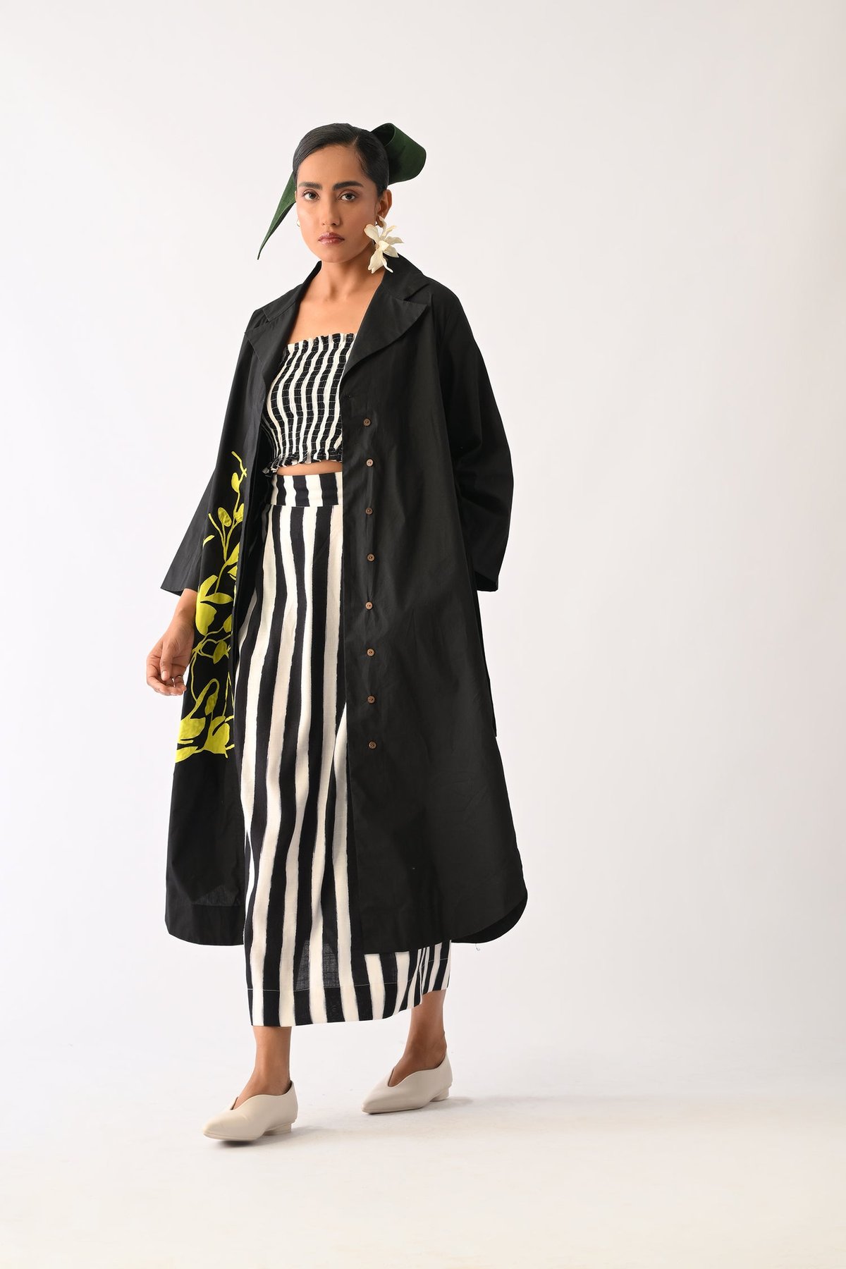 Mono Black Applique 3 Piece Set