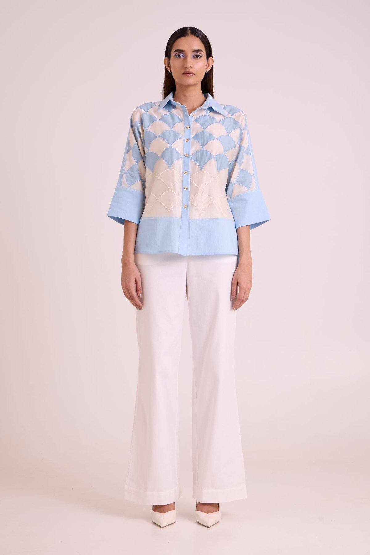 Baasa - Ocean Lattice Shirt & Pant