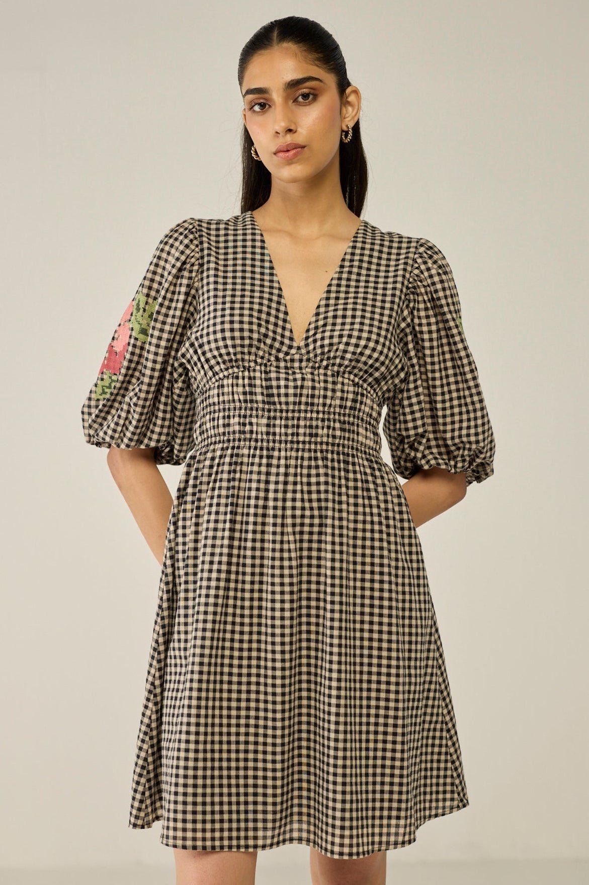 Checkered Mini Dress