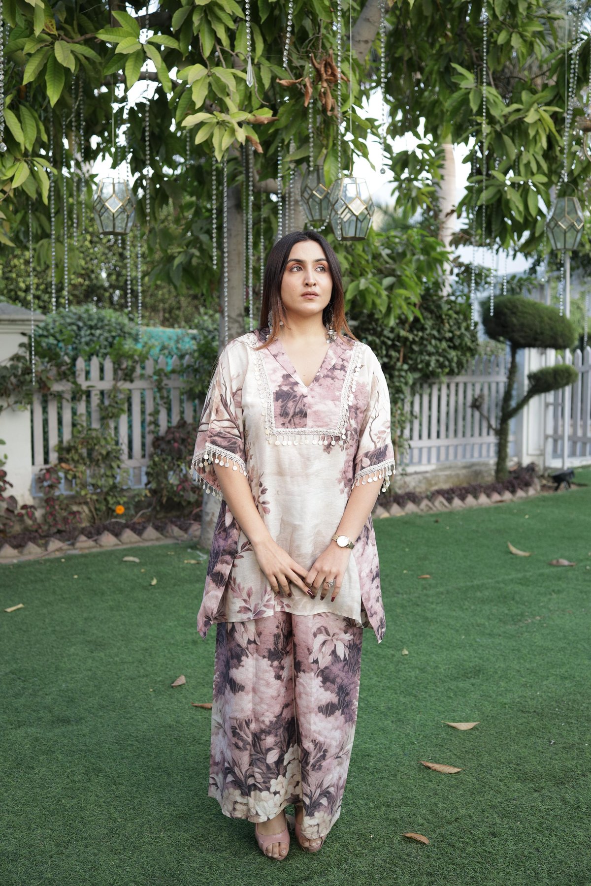 Vanya Monochrome - Kaftan Set