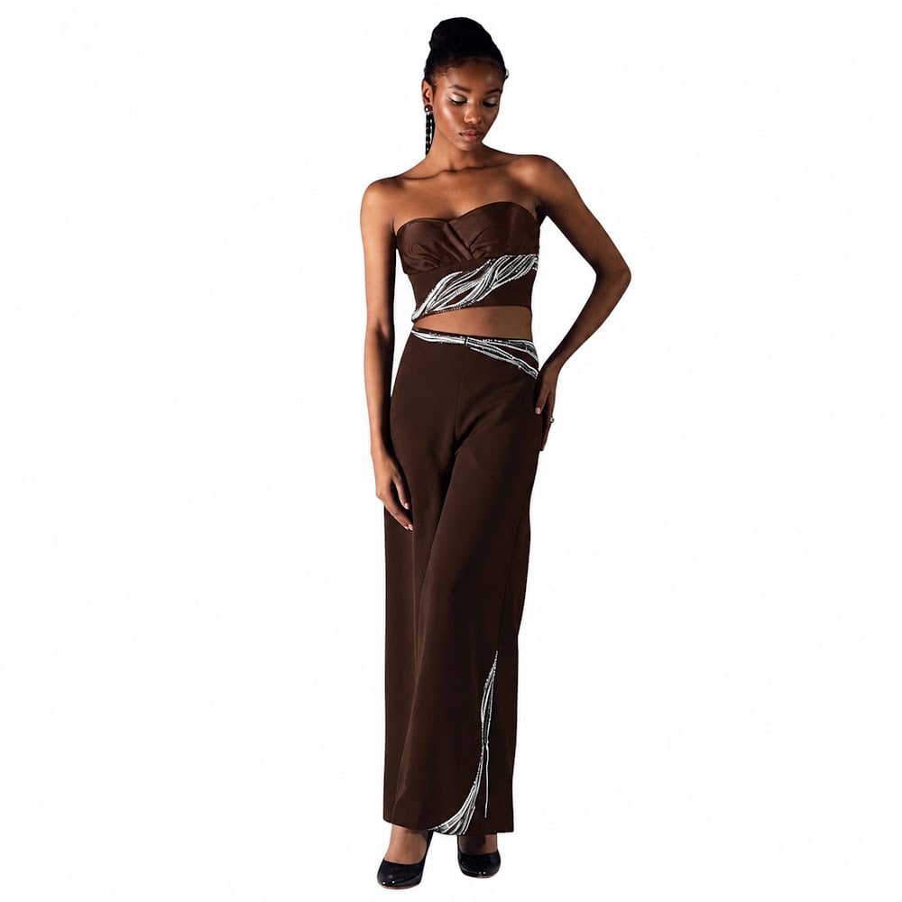 Wide-Leg Trousers - Obelisk