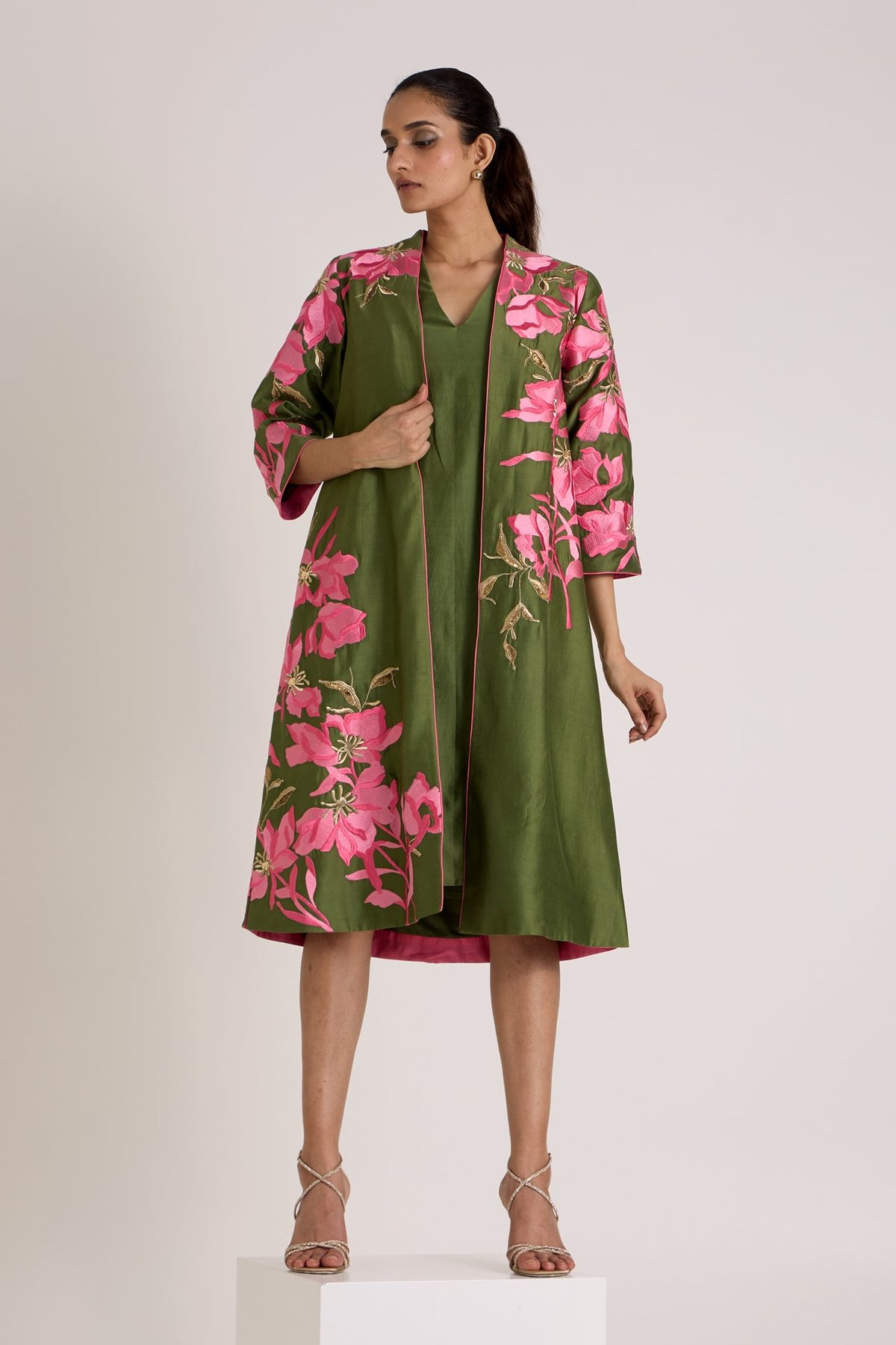 Rafiya - Midi Jacket + Slip Dress