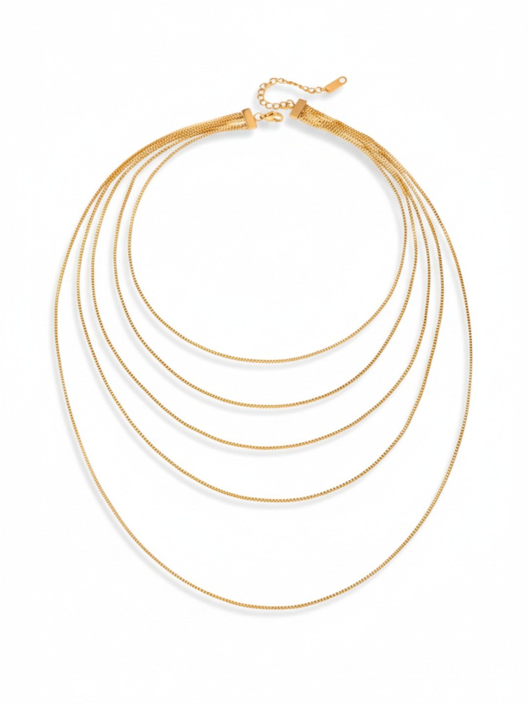 Multi-layer Box Chain Necklace