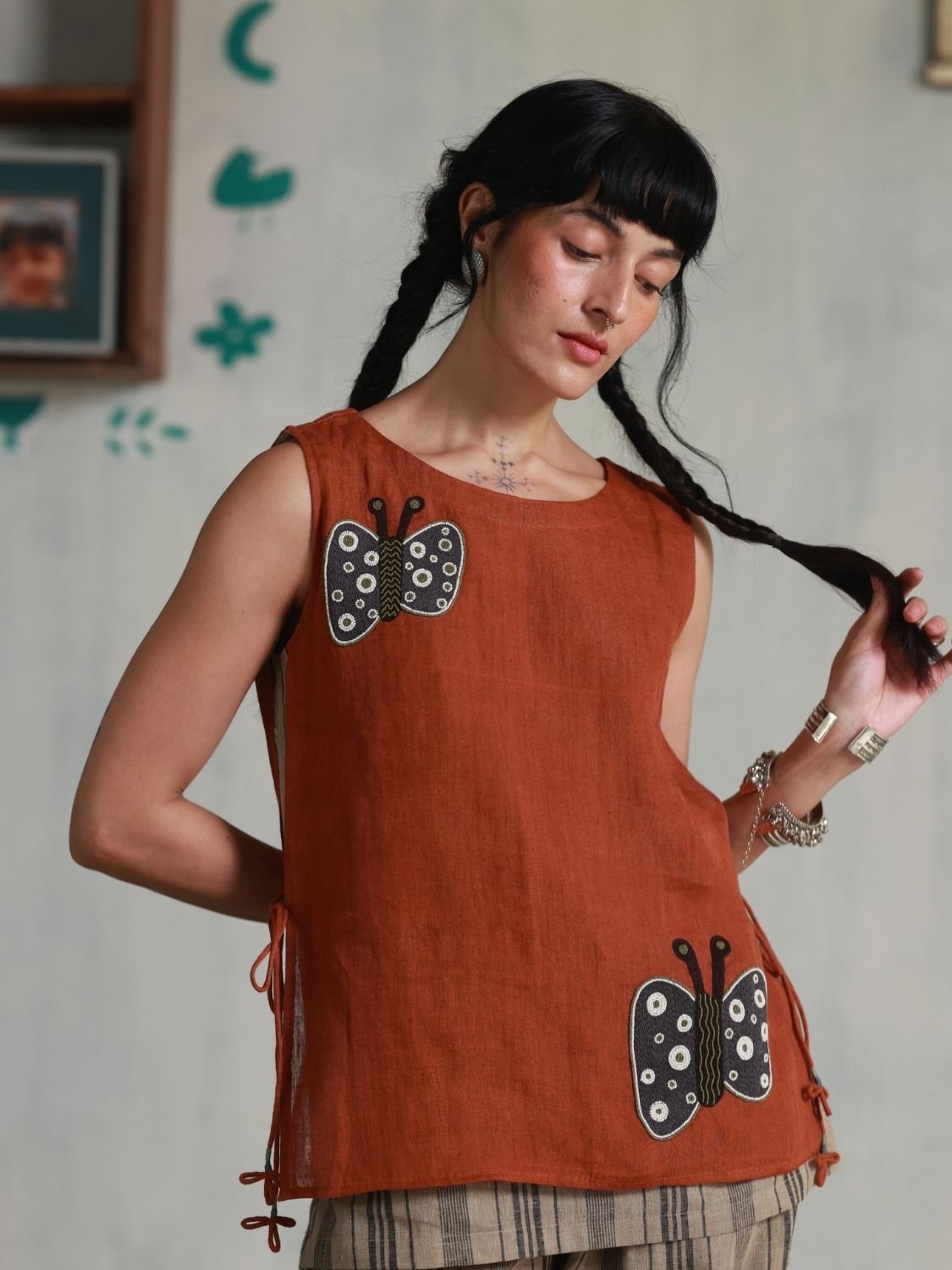 Spot On Wings Double Layered Top