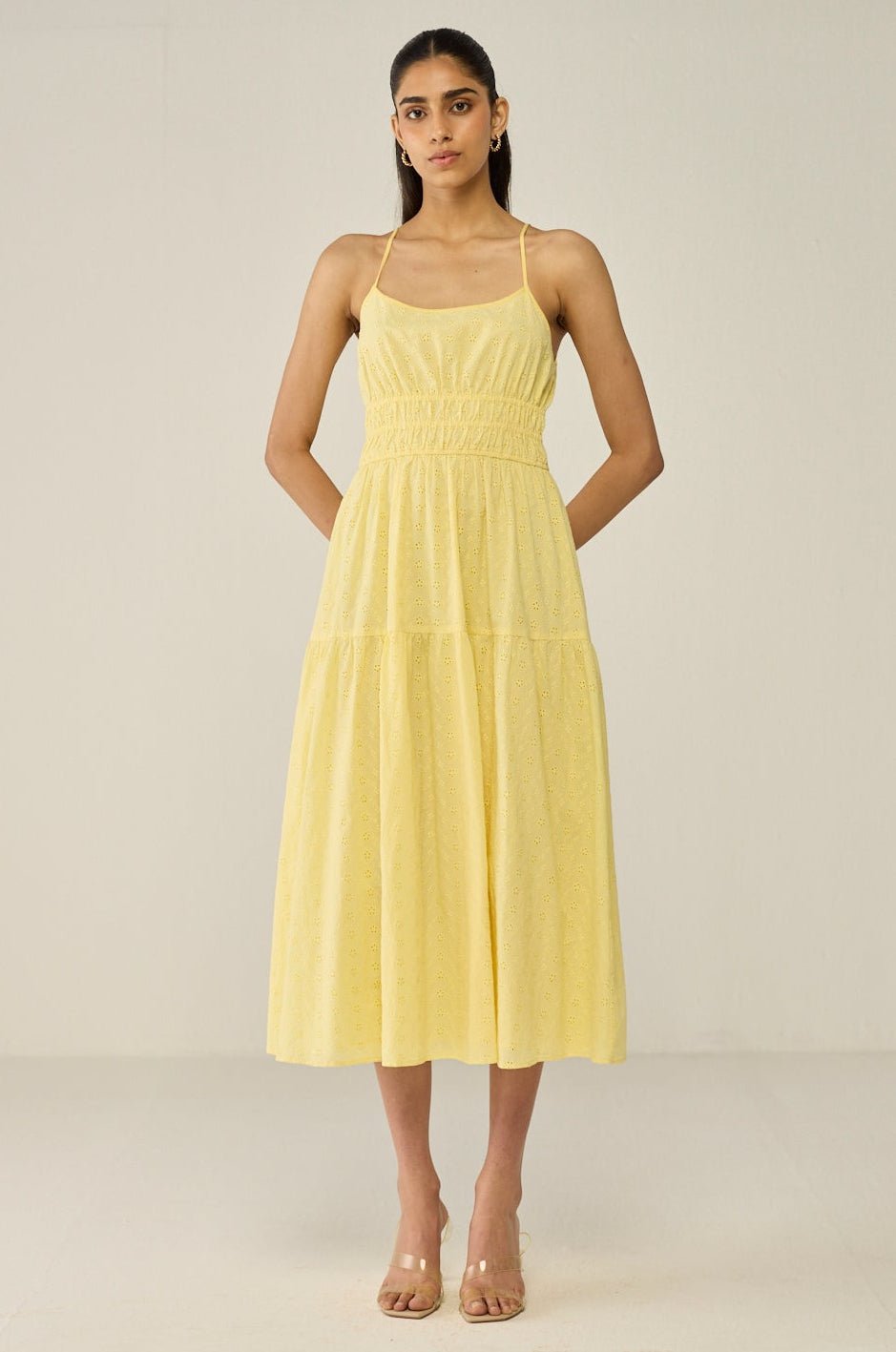 Yellow Midi Dress