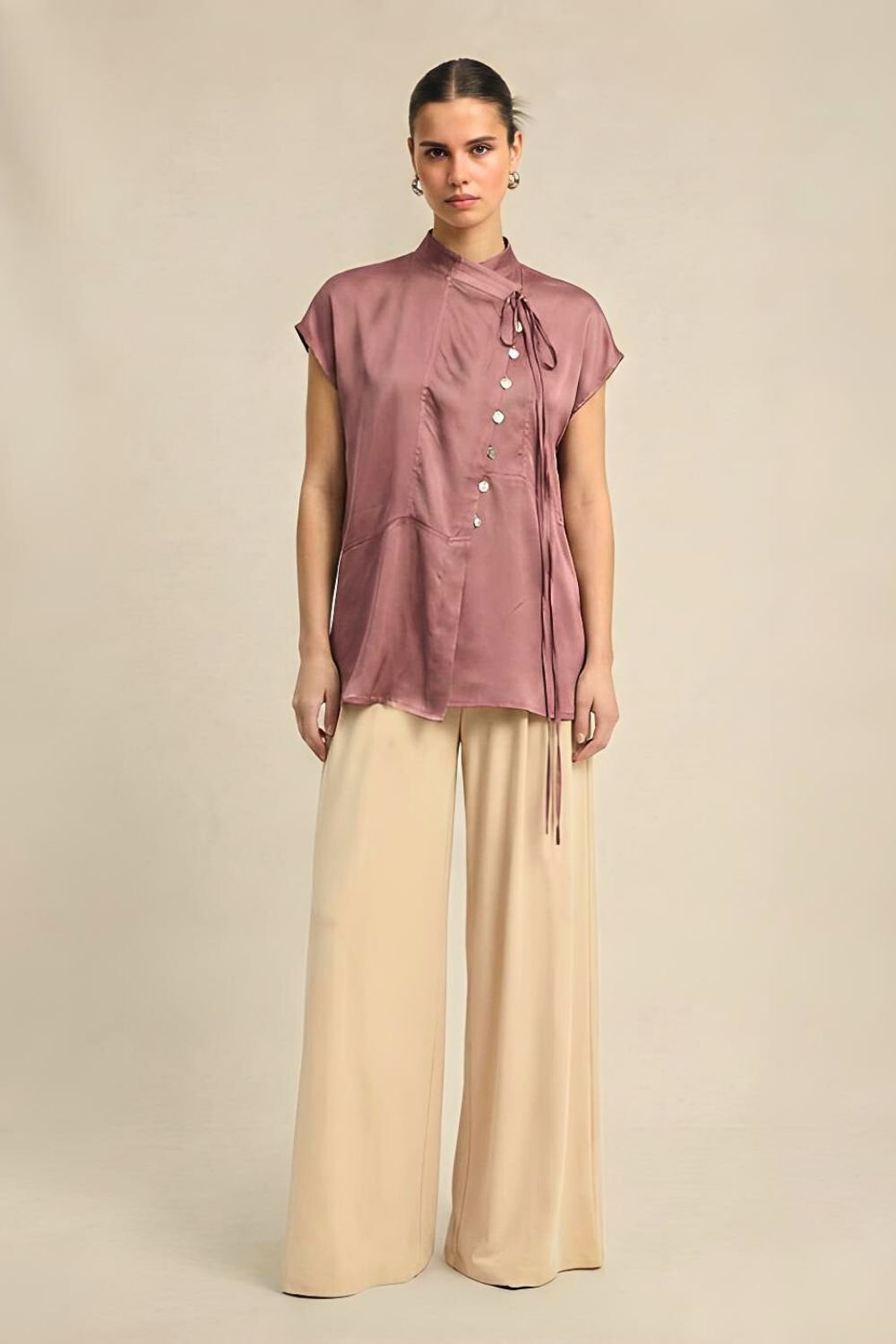 Crew Neck Blouse