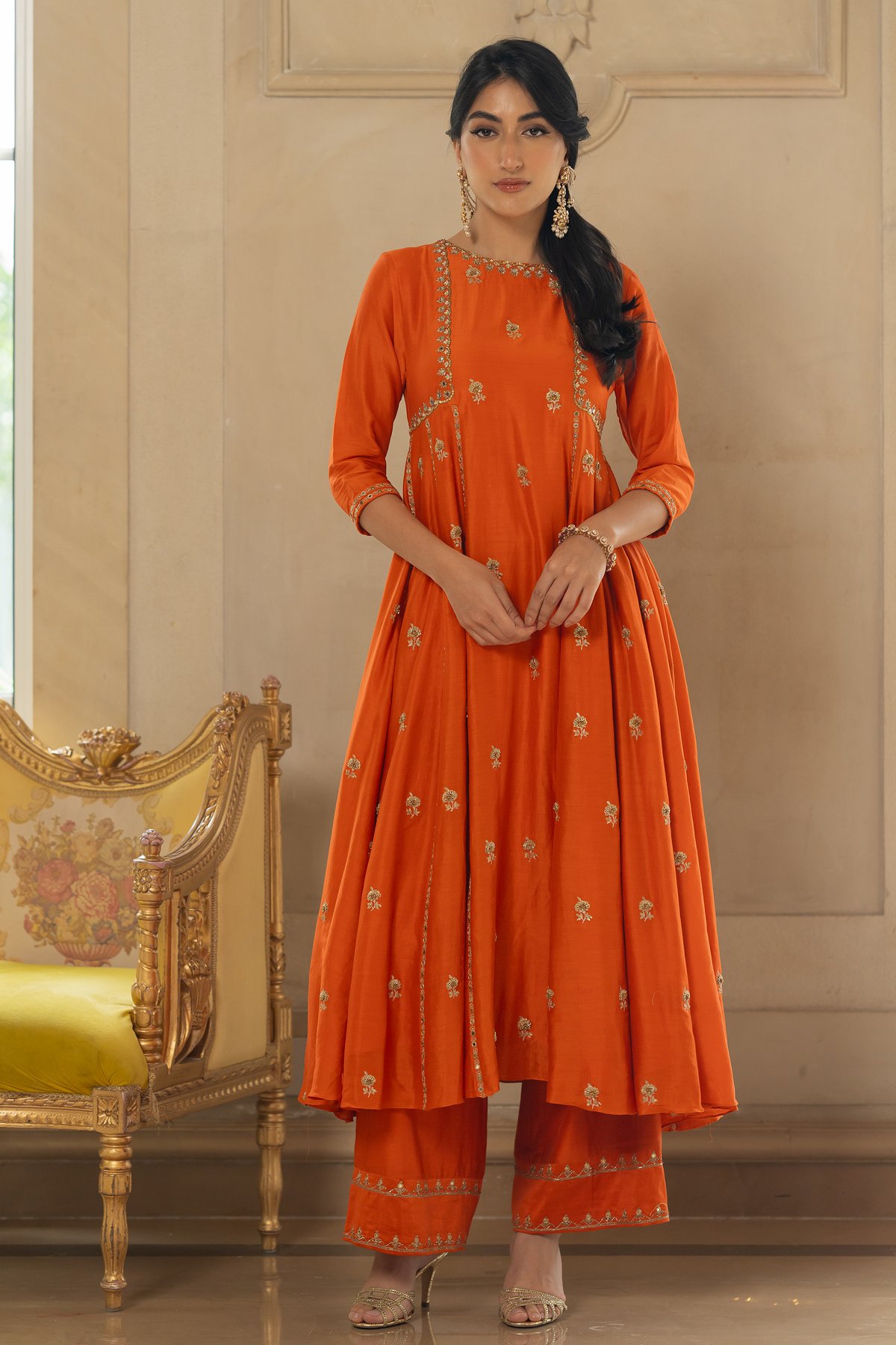 Tenley Kurta Set � Rust