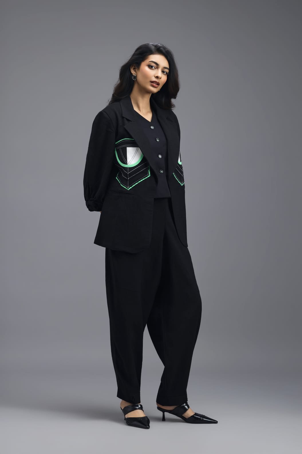 BLACK LINEN PANTS
