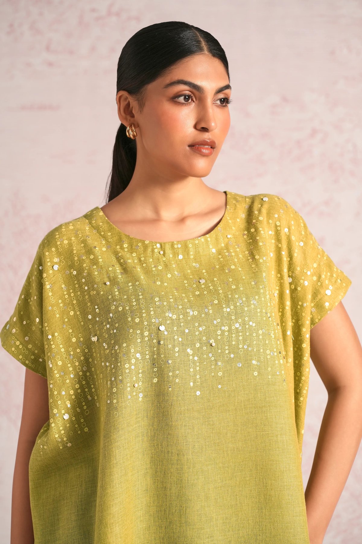 Shimmer Strings Square Top