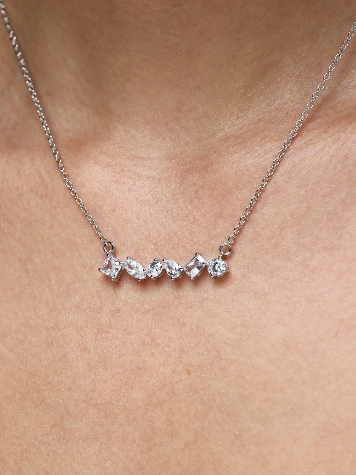 Forever Bloom Cz Necklace