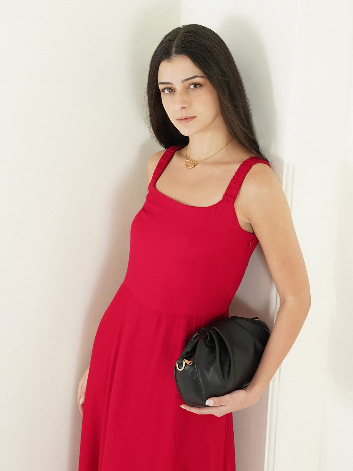Fit and Flare Midi Dress