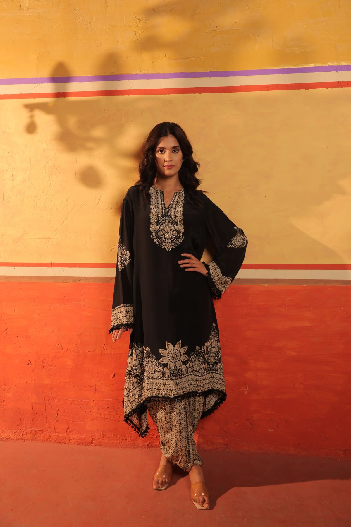 Pandora - Asymmetric Kurta Set