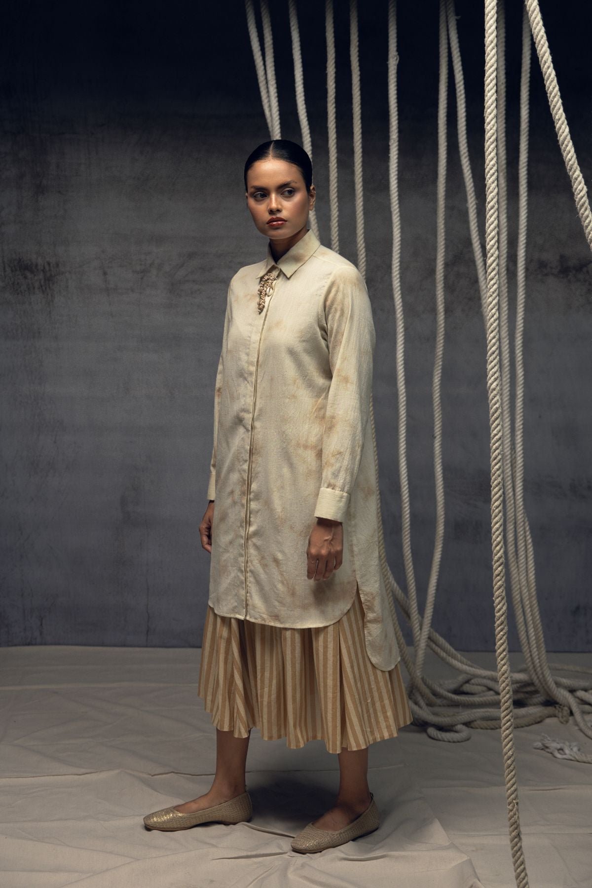 Ombre Linen Shirt