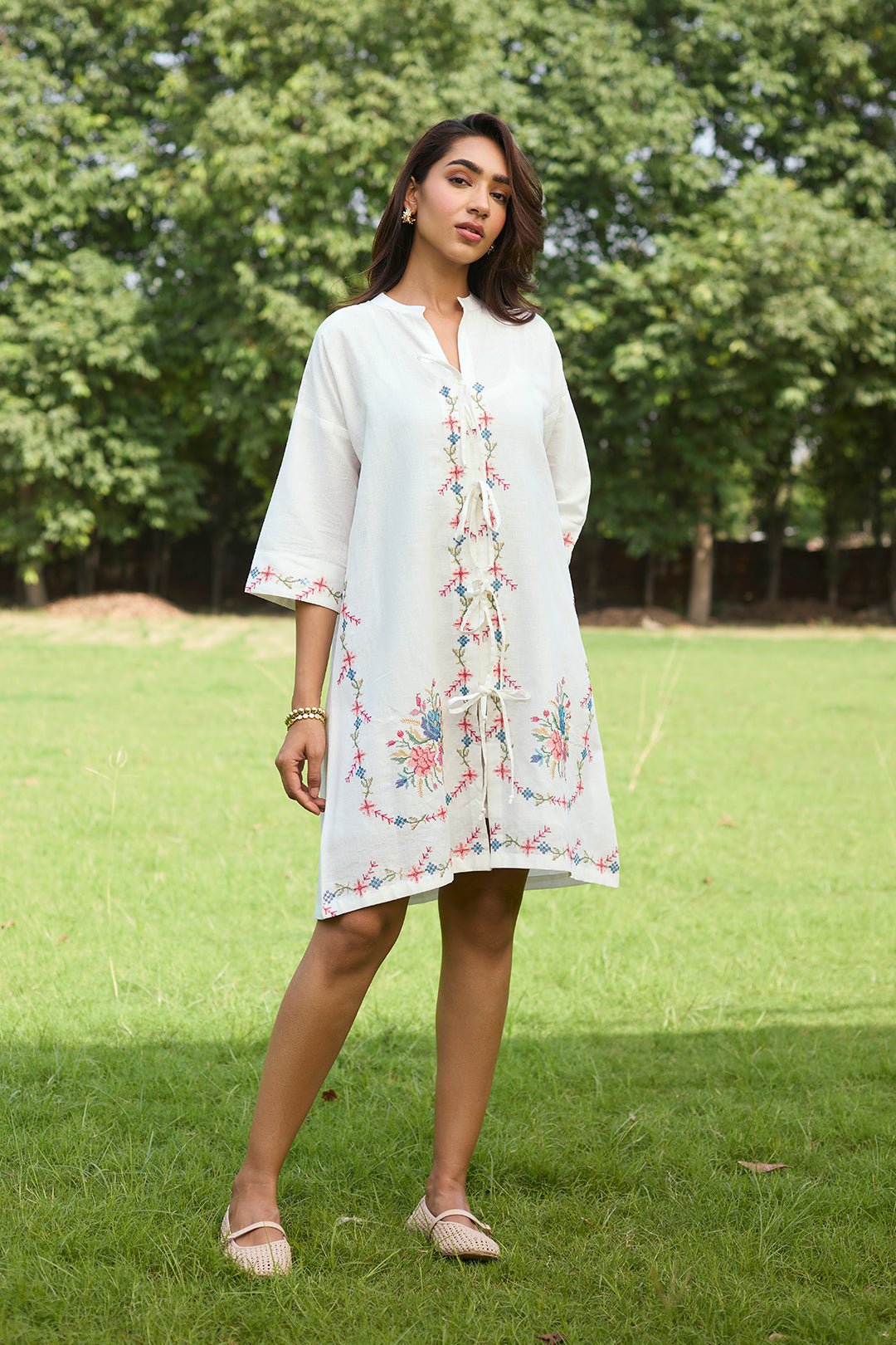 Bloom Cross Stitch Dress