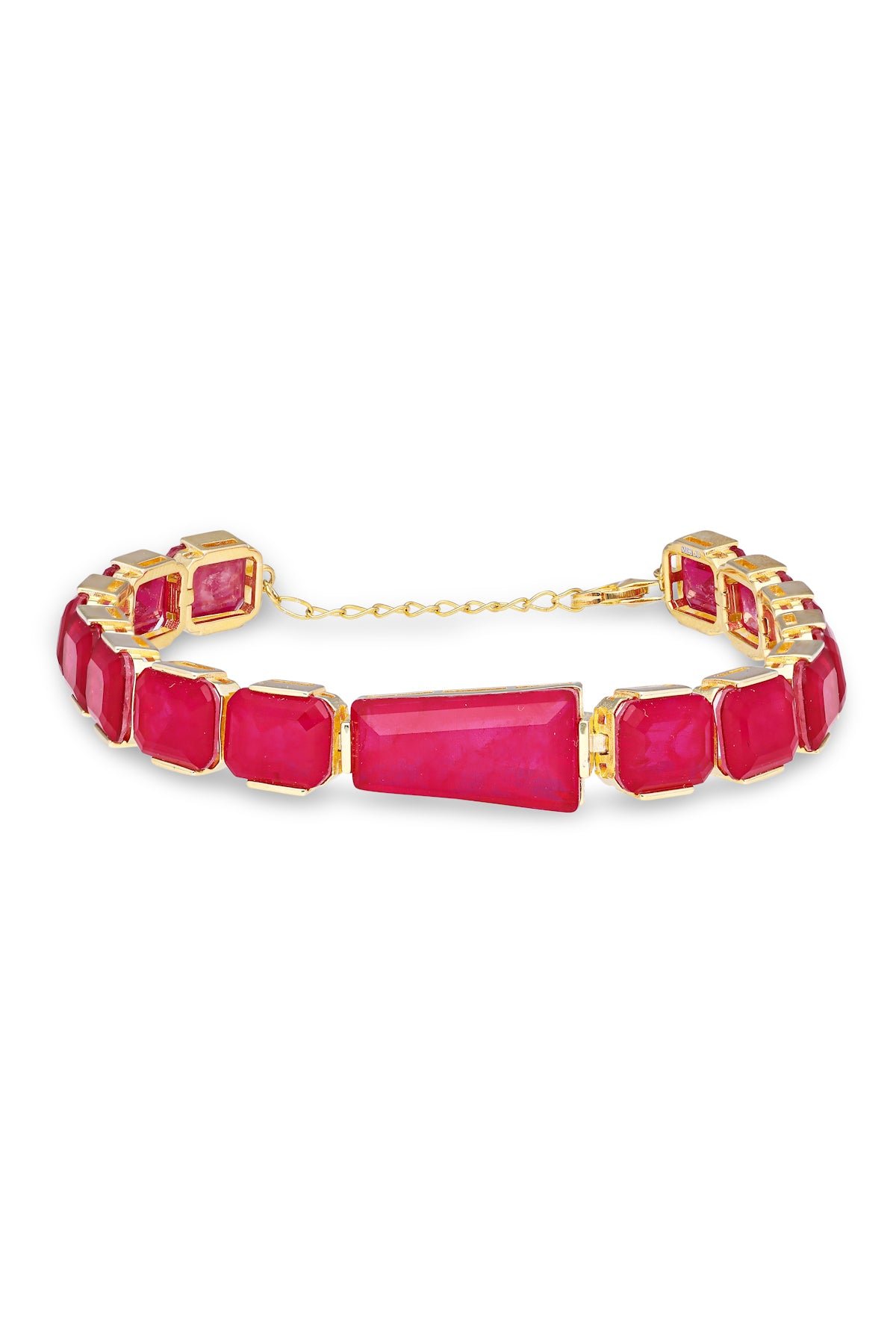 Cerise Mystic Moonstone Tennis Bracelet