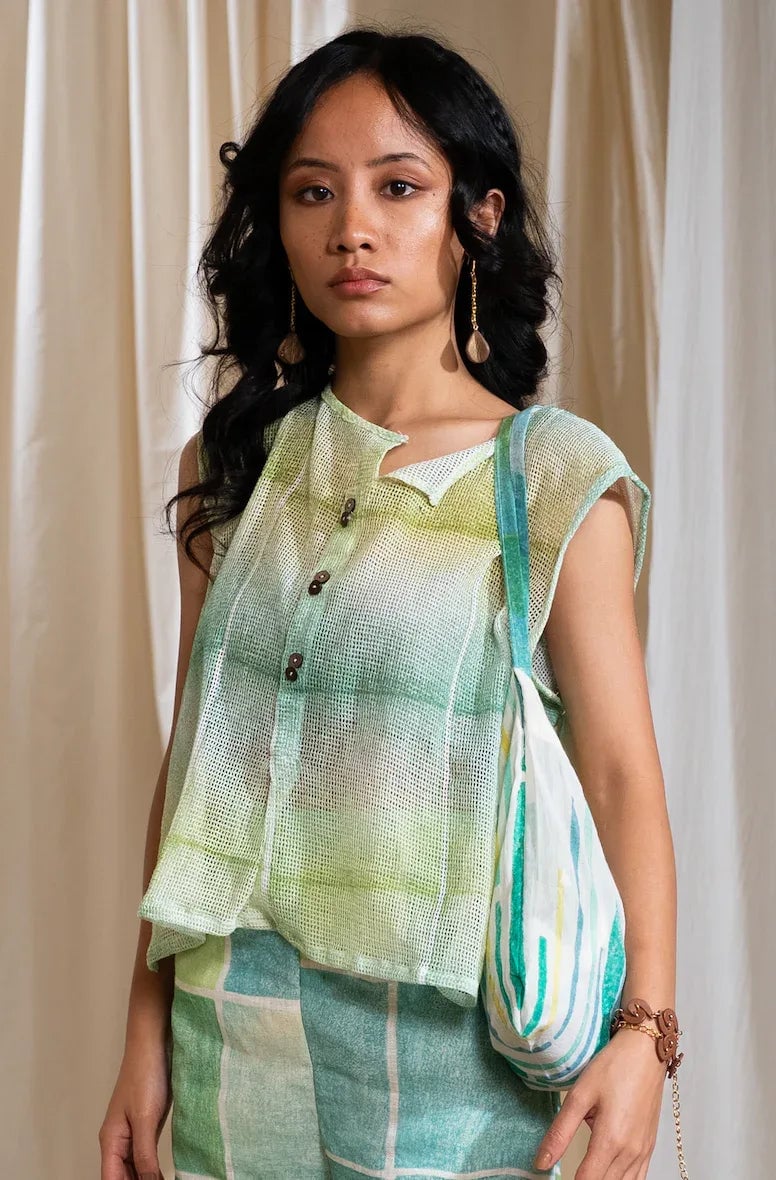 Parrot Mesh Top