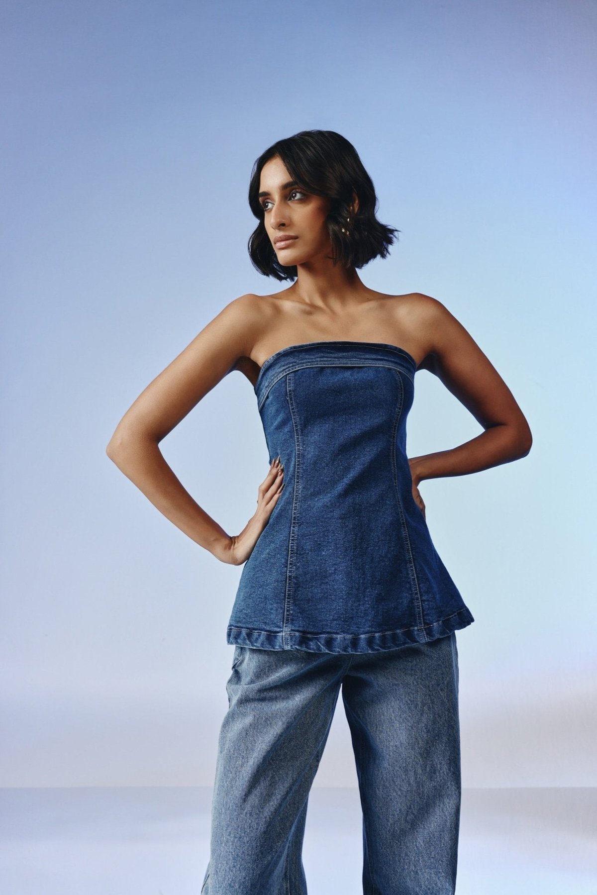 Runway Strapless Top