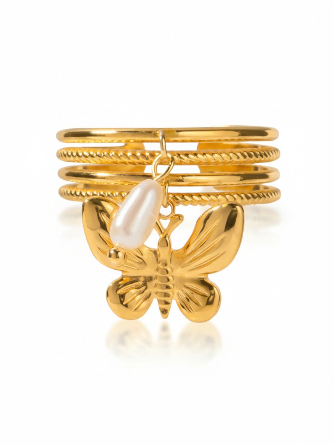 Butterfly Charm Ring