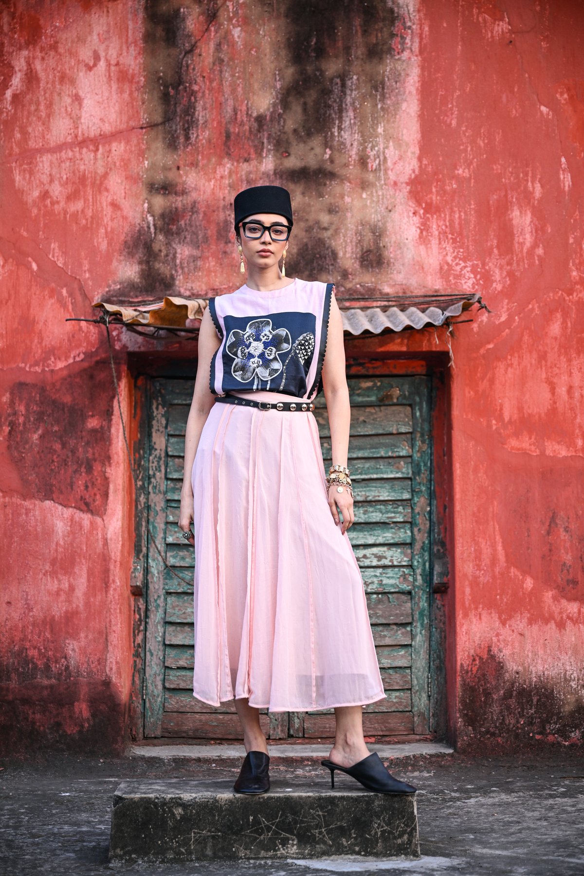 Pink Scallop Top