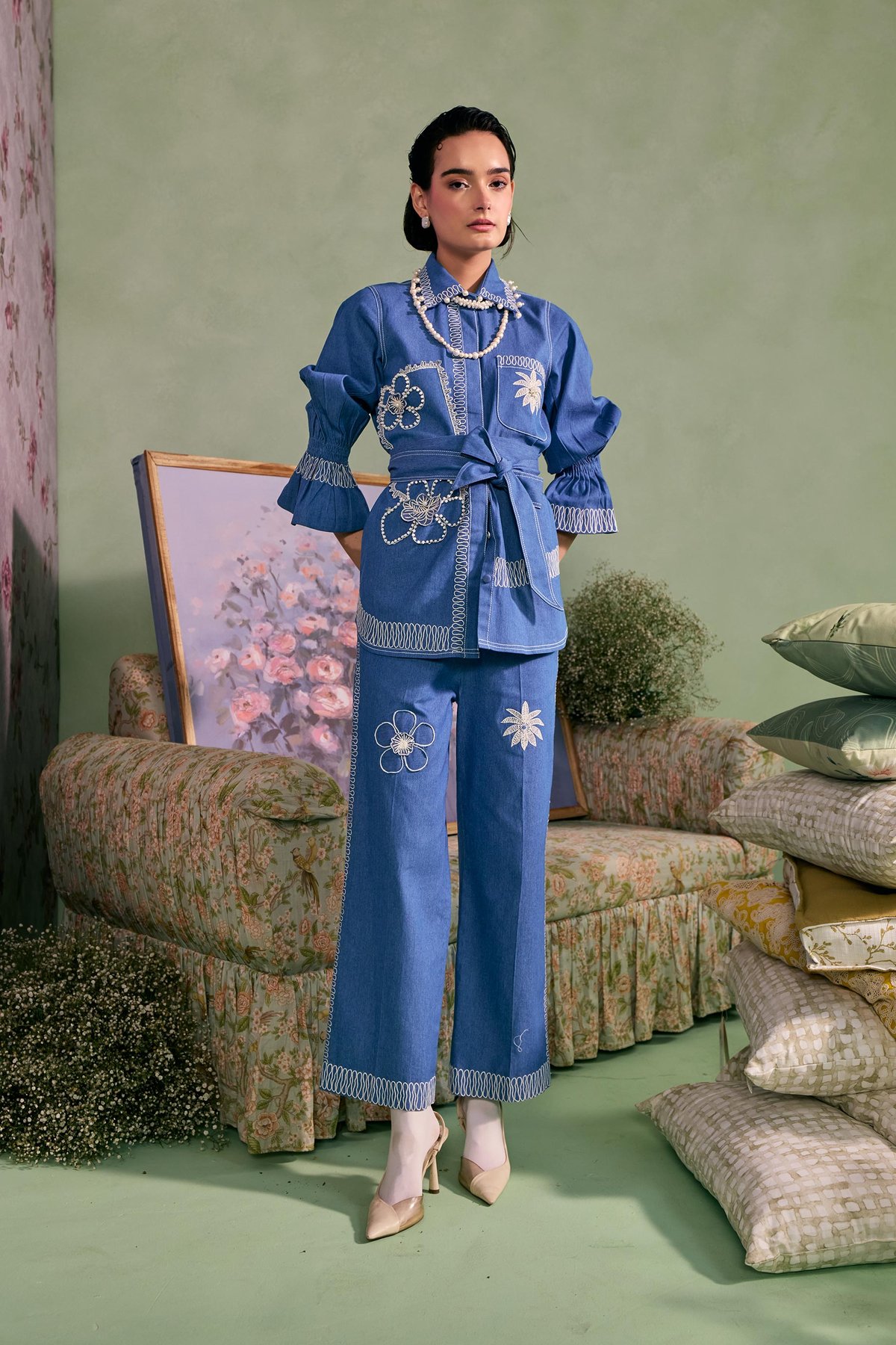 Azure Thread Co-ord Set