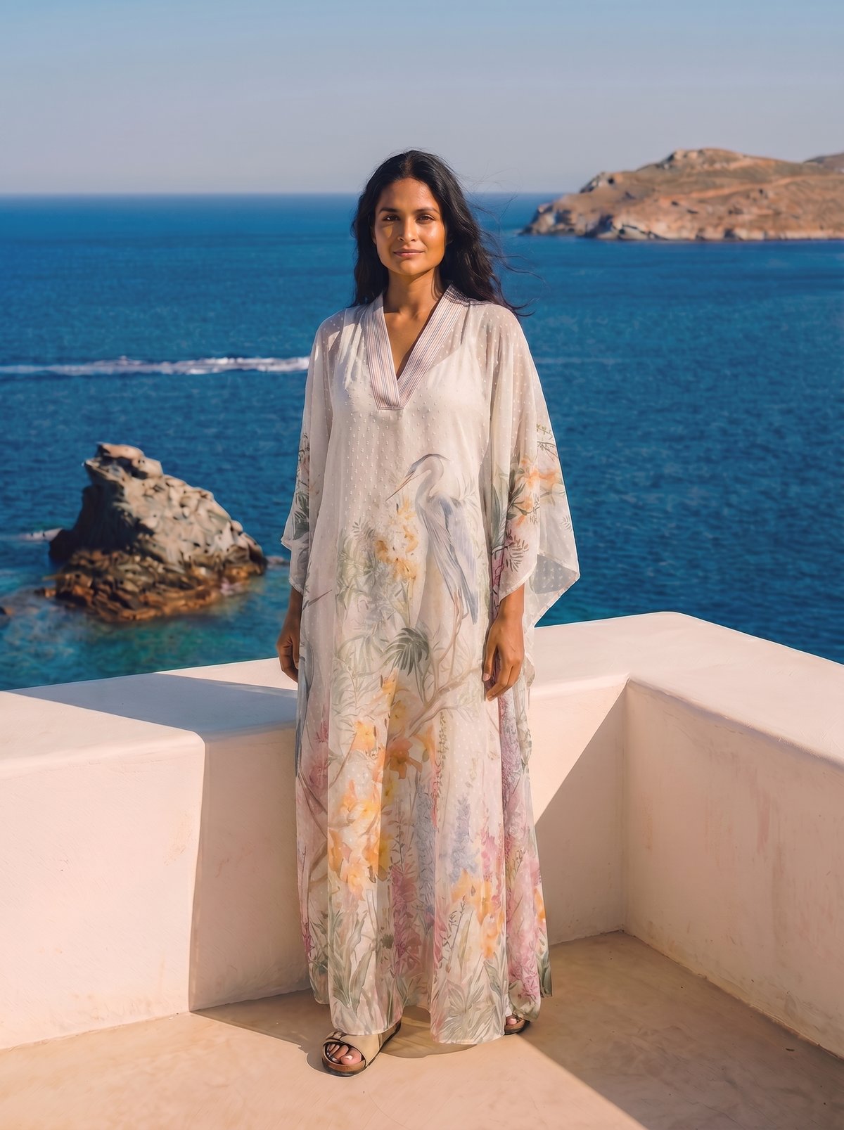 Azzura Flora Drape