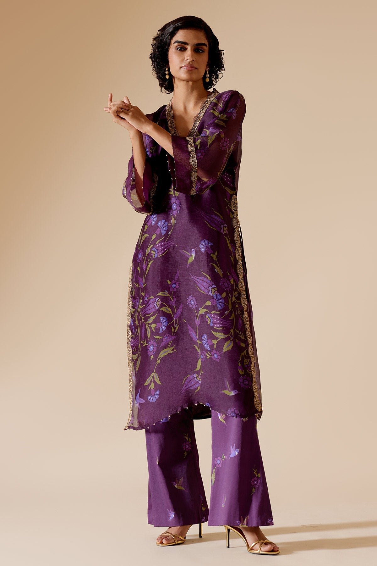 Sitara - Purple Print Tunic