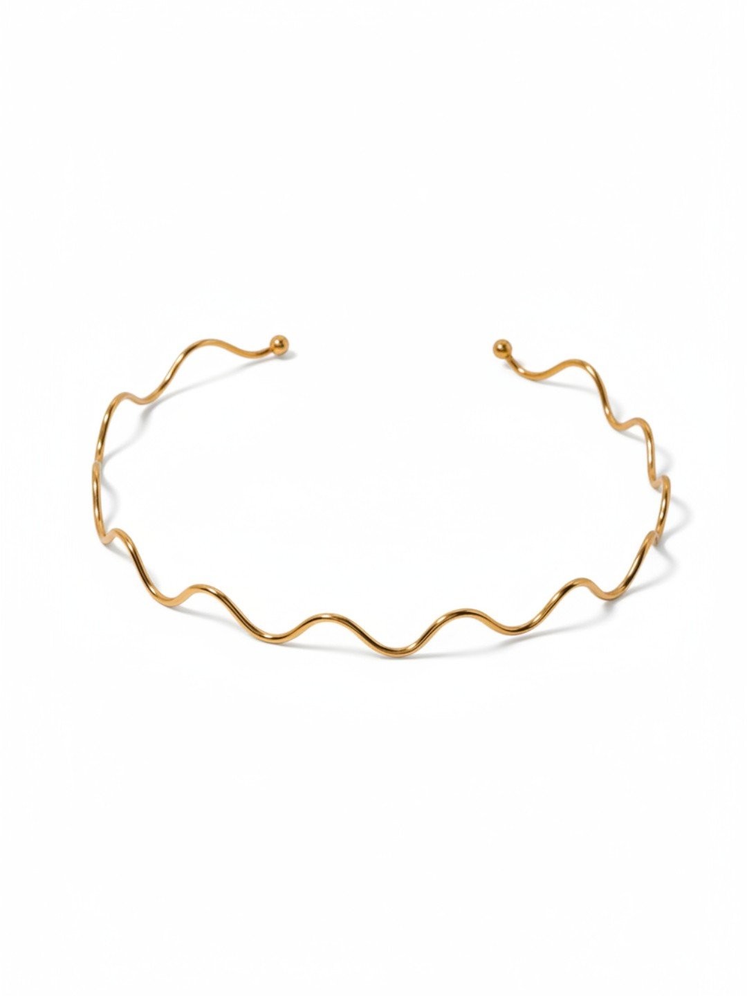 Irregular Collar Wavy Neck Choker