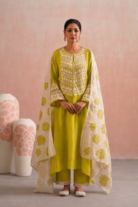 Kurta with Pant, Dupatta and Slip