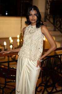 Top with Skirt and Slip