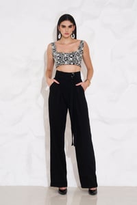 Top with Trouser and Belt