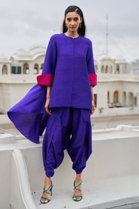 Top with Dhoti pant