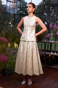 Waist coat with Skirt