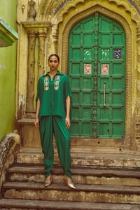 Shirt with Dhoti pant