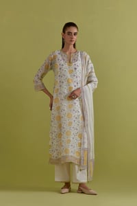 Kurta with Pant, Dupatta and Slip