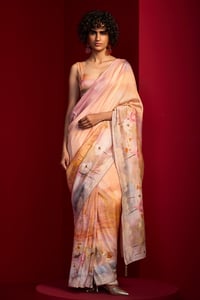 Saree with Unstitched blouse