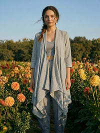 Bustier with Trousers and Overlay