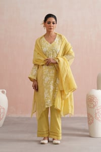 Kurta with Pant, Dupatta and Slip
